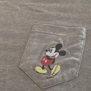 Disney Mickey Mouse Embroidered Pocket Shirt - Small
